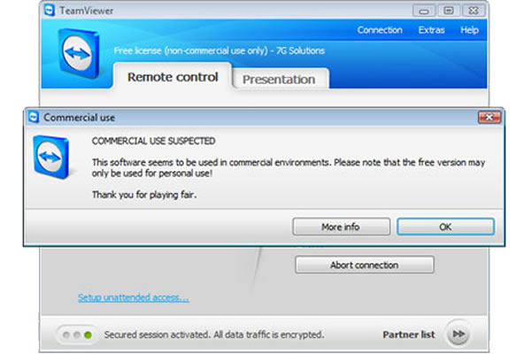 How to Stop Showing Teamviewer Commercial Use Suspected Warning